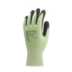 Gants EUROLITE BAMBOU, nylon vert paume enduit mousse nitrile noir - COVERGUARD | MO6680