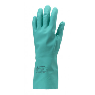 Gants EUROCHEM 5520 nitrile vert standard ép 0,38 mm, 33cm - COVERGUARD | MO5520