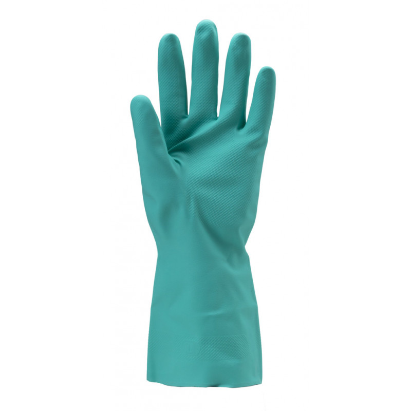 Gants EUROCHEM 5520 nitrile vert standard ép 0,38 mm, 33cm - COVERGUARD | MO5520