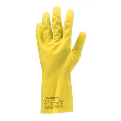 Gants EURODIP latex naturel jaune - COVERGUARD | MO5030