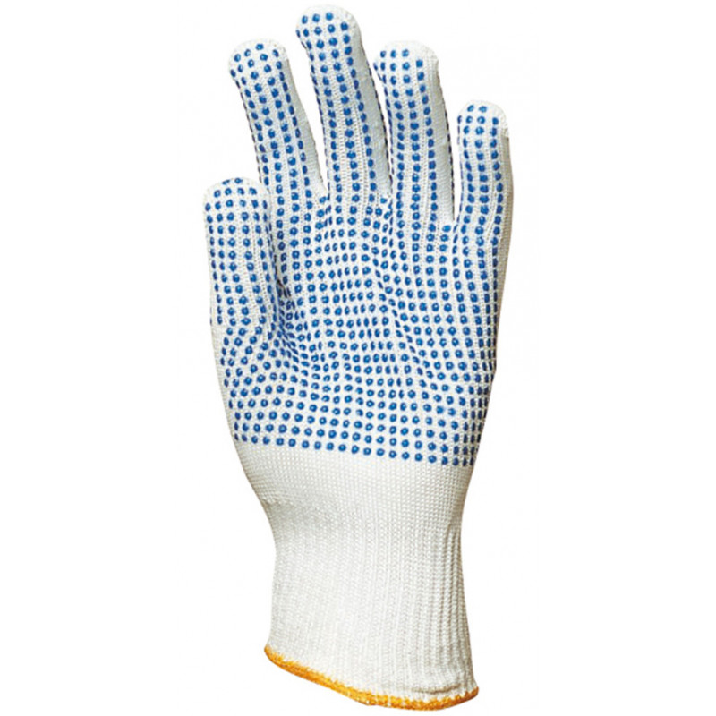 Gants EUROSTRONG 4367 polyester, picots bleus 2 faces - COVERGUARD | MO4367