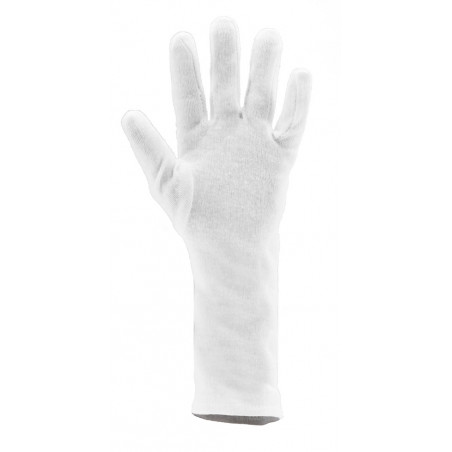 Gants EUROLITE 4152 poly-coton interlock blanchi, fourchette, 40 cm - COVERGUARD | MO4152