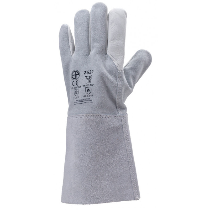 Gants EUROWELD 2524 fleur de vachette, dos croûte - COVERGUARD | MO2524