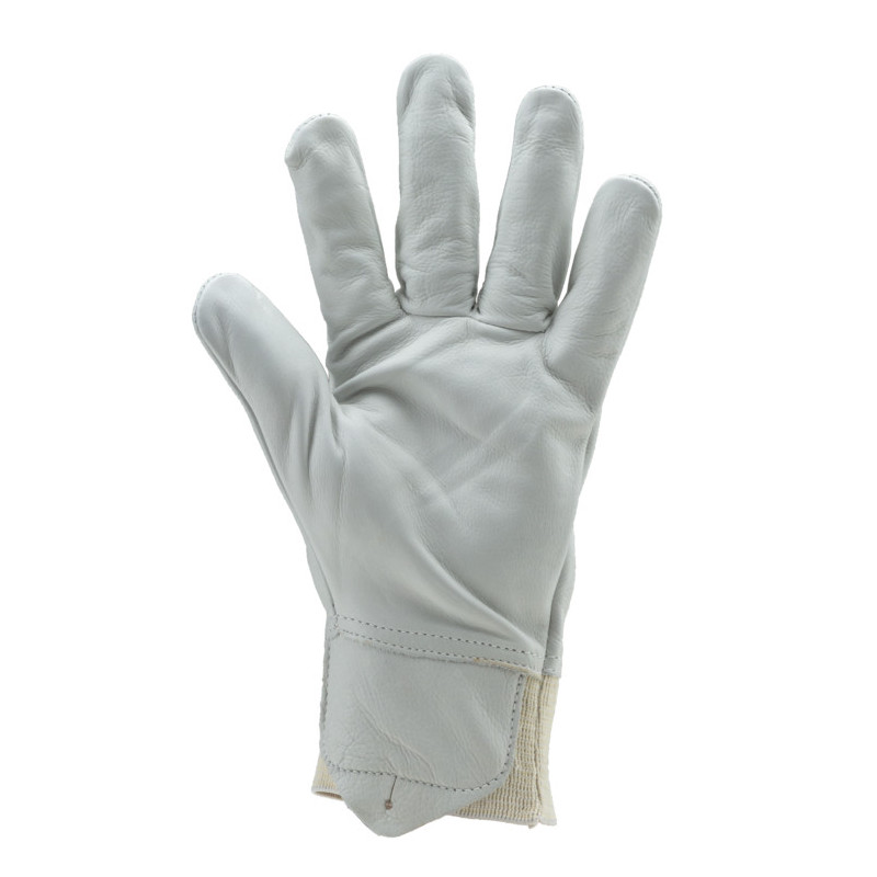 Gants maîtrise EUROSTRONG 2260 fleur vachette, poignet tricot, protège artère - COVERGUARD | MO2260