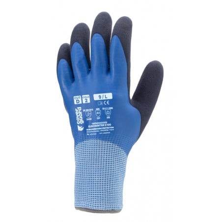 Gants EUROWINTER D100, Cut D. polyester, bouclette acrylique - COVERGUARD | 1WIND0