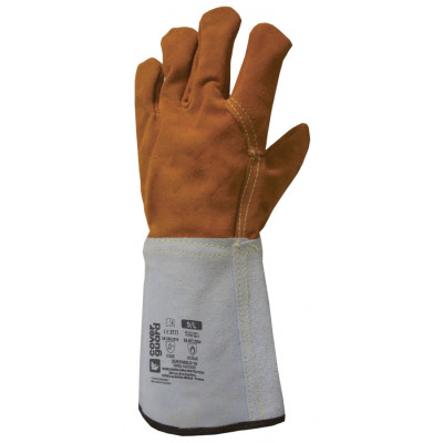 Gants EUROWELD 250 TIG croute bovin manchette 15cm - 2625 - COVERGUARD | 1WEL25