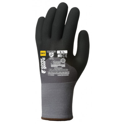 Gants EUROLITE 15N606D polyamide J15, enduit nitrile paume + 3/4 dos + picots - COVERGUARD | 1NIDG