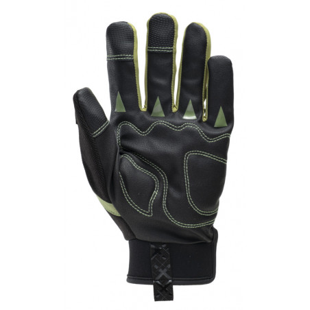Gants  EUROLITE MX200 type mécanique dextérité, noir et vert - COVERGUARD | 1MEDX00