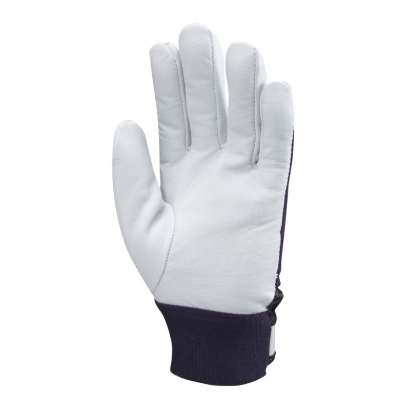 Gants maîtrise EUROSTRONG 860, fleur de caprin, toile bleu, velcro - COVERGUARD | 1DRI860