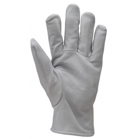 Gants maîtrise EUROSTRONG 850, fleur de caprin, jersey écru - COVERGUARD | 1DRI850