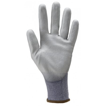 Gants EUROCUT P313 CUT C. HPPE J13 gris paume enduite PU gris - extra confort - COVERGUARD | 1CUPC00