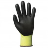 Gants EUROCUT N318HV cut B. HPPE J18 jaune paume nitrile - COVERGUARD | 1CRNY