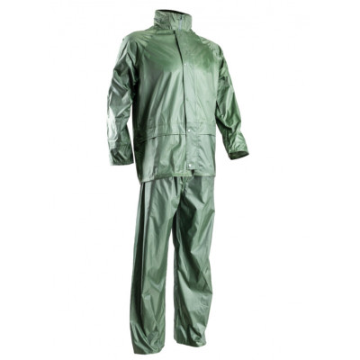 Ensemble de pluie souple verte (sous sachet pression) *CAR* - COVERGUARD | MOP50500