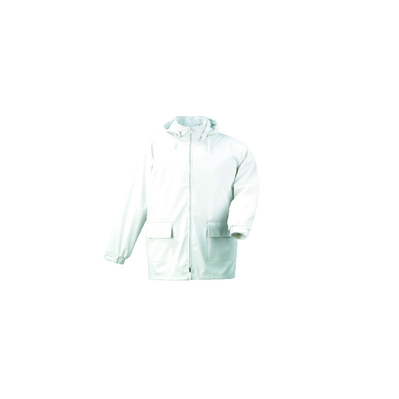 Veste - FOOD - 100% PES enduit PU 200g/m2 - Blanc - COVERGUARD | 8FOOV