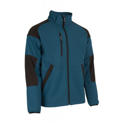 Veste Softshell - YUKI II - Ripstop 94% PES/6% EA + TPU membrane + Polaire - 350g/m2 - Pétrole - COVERGUARD | 5YKY320