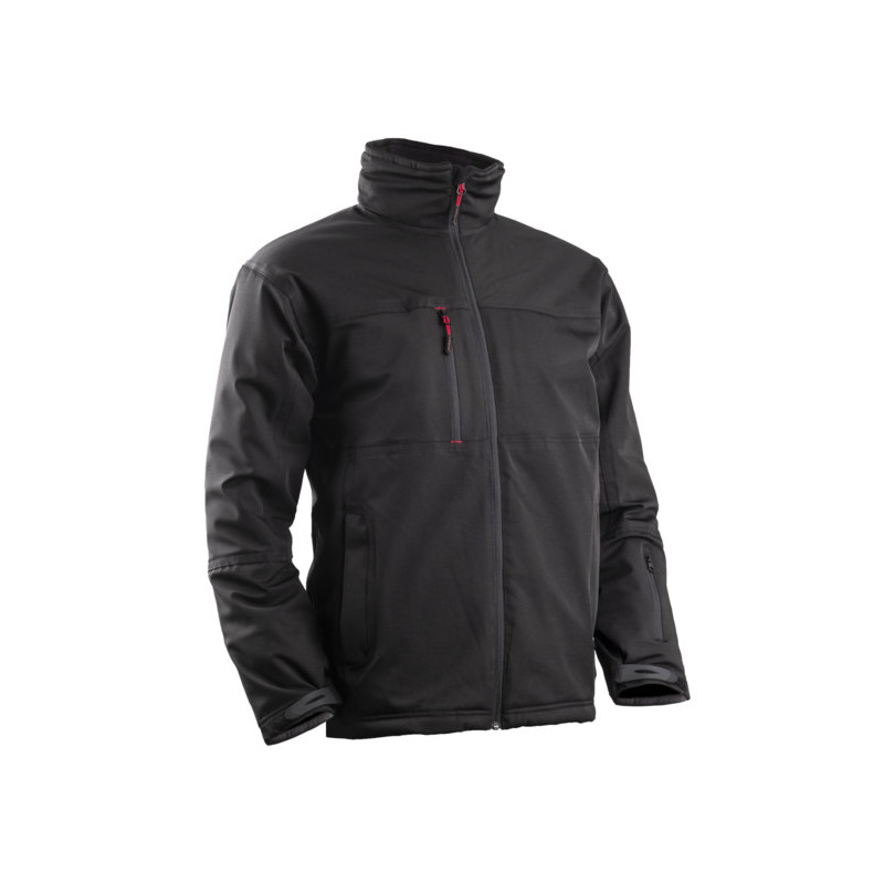 Parka - YANG WINTER II - 94% PES/6% EA + TPU membrane + Matelassage 120g/m2 + Doublure maille - Noir - COVERGUARD | 5YAW00