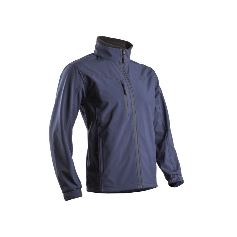 Veste Softshell - YANG II - 94% PES/6% EA + TPU membrane + Polaire - 310g/m2 - Marine - COVERGUARD | 5YANS20