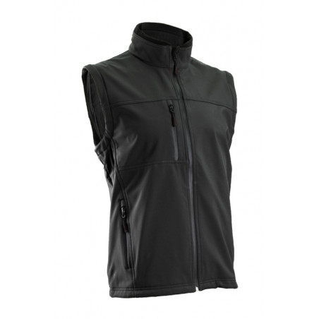 Veste Softshell - YANG 2/1 - 94% PES/6% EA + TPU membrane + Polaire - 310g/m2 - Noir - COVERGUARD | 5YAND
