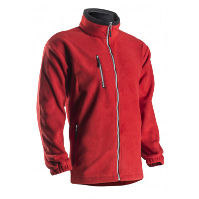 Veste - ANGARA - Polaire 100% PES - 450 g/m2 Rouge (délai de livraison plus long) - COVERGUARD | 5VANR