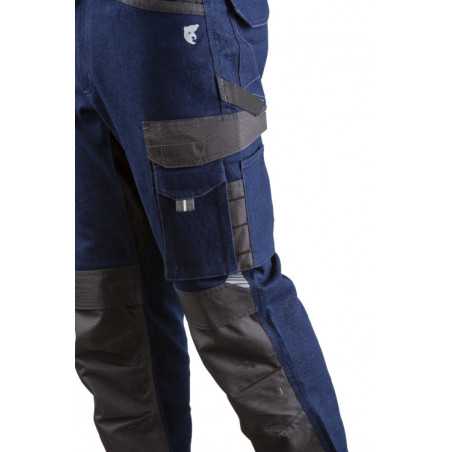 Pantalon - TELICA - 70% CO/28% PES/2% EA 380g/m2 + Oxford - Denim - COVERGUARD | 5TLP420