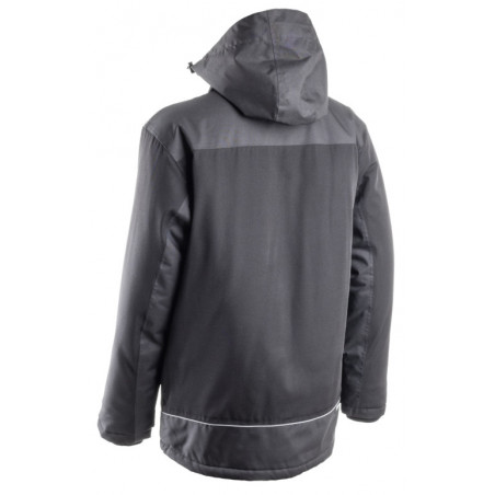 Parka - TAMIA - 94% PES/6% EA + TPU membrane + Matelassage 120g/m2 + Doublure polaire 140g/m2- Noir/Bleu - COVERGUARD | 5TAM010