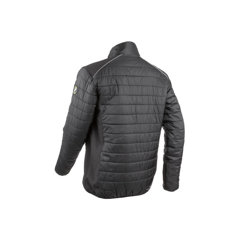 Veste thermique - SUMI - Ripstop 100% PA + Matelassage Sorona 100g/m2 + Softshell - Noir/Lime - COVERGUARD | 5SUM010