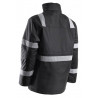 Parka - SECURITE - 300D Oxford enduit PU 100% PES + Matelassage 160g/m2 + Bandes réflectives - Noir - COVERGUARD | 5SEC010
