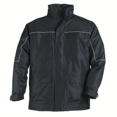Parka - RIPSTOP - Ripstop 100% PES enduit PVC + Doublure polaire 280g/m2 - Noir - COVERGUARD | 5RIPN