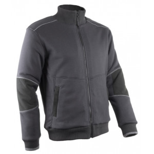 Veste thermique - RAKOUN - Molleton 70% CO/30% PES 300g/m2 + Doublure Sherpa - Anthracite - COVERGUARD | 5RAK150