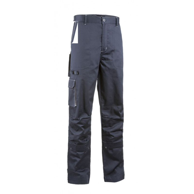 Pantalon - NAVY II - 60% CO/40% PES 245g/m2 - Marine/Gris - COVERGUARD | 5NAP050