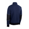 Veste thermique - MIKAN - Molleton 70% CO/30% PES 300g/m2 + Empiècements Ripstop - Marine/Réfléchissant - COVERGUARD | 5MIK120