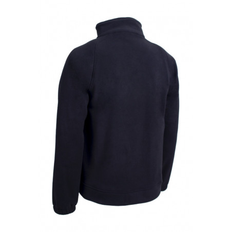 Veste - KOALA - Polaire 100% PES recyclé - 350g/m2 - Noir/Citrouille - COVERGUARD | 5KOA310