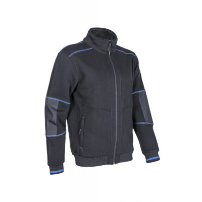 Veste thermique - KIJI - Molleton 70% CO/30% PES 300g/m2 + Empiècements 300D Oxford - Noir - COVERGUARD | 5KIJ01