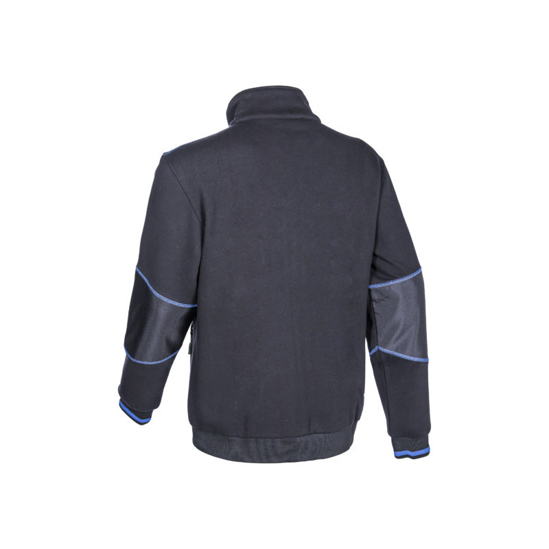 Veste thermique - KIJI - Molleton 70% CO/30% PES 300g/m2 + Empiècements 300D Oxford - Noir - COVERGUARD | 5KIJ01
