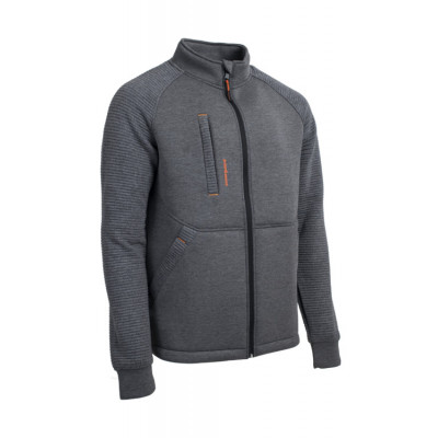 Veste thermique - HIPPO - Maille 3D 78% PES/16% VI/6% EA 320g/m2 - Gris chiné - COVERGUARD | 5HIP350