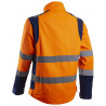 Veste - HIBANA - 60% CO/40% PES 270g/m2 + Stretch - Orange HV/Marine - COVERGUARD | 5HBJ170