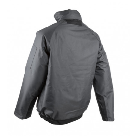 Blouson - GOMA - Ripstop 100% PES enduit PVC + Matelassage 180g/m2 - Gris/Lime - COVERGUARD | 5GOM450