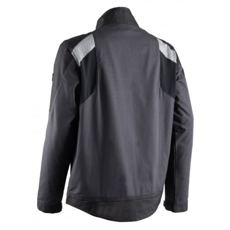 Veste - CRISTOBAL - RIPSTOP 60% CO/40% PES 280g/m2 + Stretch + Oxford - Anthracite/Citrouille - COVERGUARD | 5CRJ150