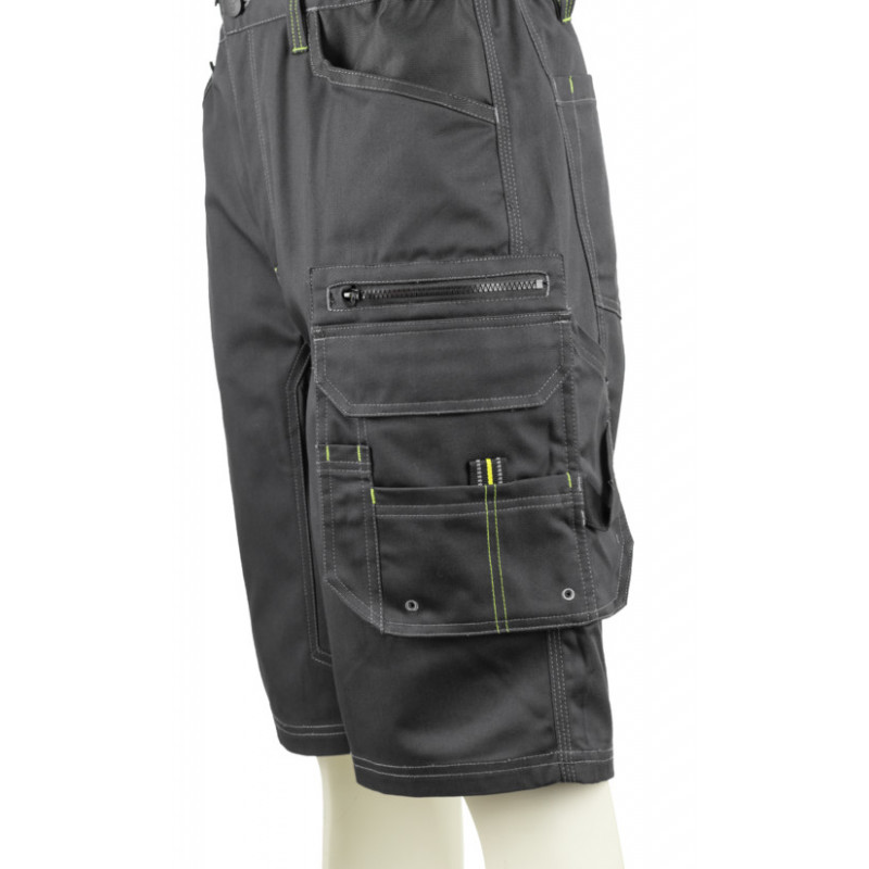 Bermuda - BARVA - 60% CO/40% PES 270g/m2 + Oxford - Anthracite/Lime - COVERGUARD | 5BAS150