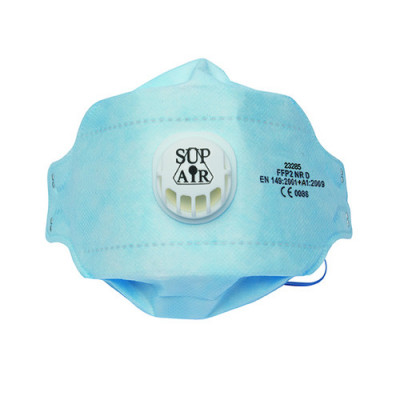 Boîte de 20 Masques FFP2 NR D 3D pliable valve - COVERGUARD | MO23285