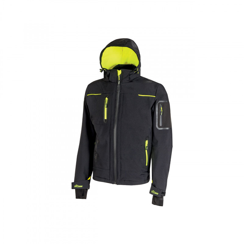Veste Soft Shell Space Black Carbon U-Power | FU187BC