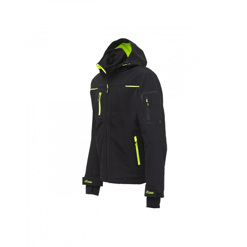 Veste Soft Shell Space Black Carbon U-Power | FU187BC