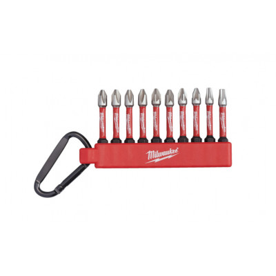 MOUSQUETON EMBOUTS SHOCKWAVE SET 2-10PCS - Carton - Milwaukee | 4932492939