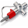 Clé universelle pour armoires de commande et systèmes de fermeture 44mm - KNIPEX | 001102