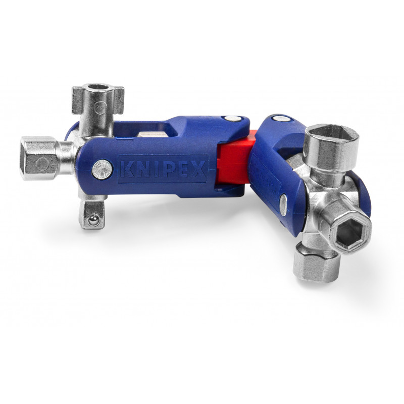 Clé universelle pour armoires de commande « DoubleJoint »  161 mm - KNIPEX | 001106V04