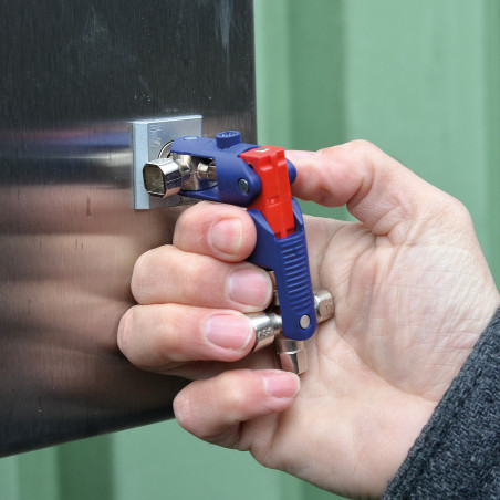 Clé universelle pour armoires de commande « DoubleJoint »  161 mm - KNIPEX | 001106V04