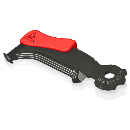 Lame avec sabot de guidage pour couteau à dégainer 16 50 145 - KNIPEX | 1650145E01