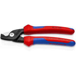 Coupe-câbles StepCut 160mm - Gainage tri-matière - Cu/Al Ø15mm/50mm² - KNIPEX | 9512160