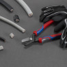 Coupe-câbles StepCut XL - 225mm - Tri-matière - Bruni - Cu / Al Ø23mm/120mm² - KNIPEX | 9512225