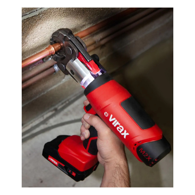 L2X Pince mère + R1/4-3/8-1/2-5/8"+2batt  - VIRAX | 253586